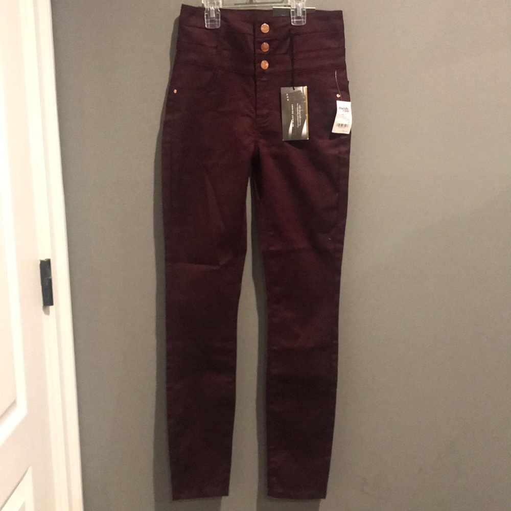 Maroon jeans